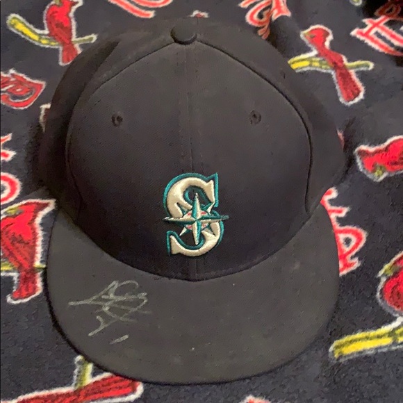 New Era Other - Seattle Mariners Chris Taylor signed hat New Era Other - Seattle Mariners Chris Taylor signed hat